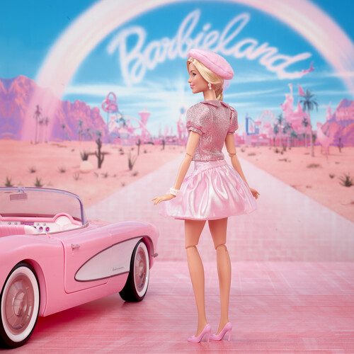 vintage barbie pink dress Vintage Barbie Mattel Pink Dress w/ Butterfly Blonde 1966