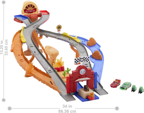 Disney Pixar Raceway Track Set 激レア Cars Rescue Road Raceway Playset