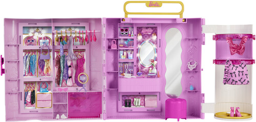 プロフ確認Barbie'scloset Mattel, Barbie Dream Closet with 25+