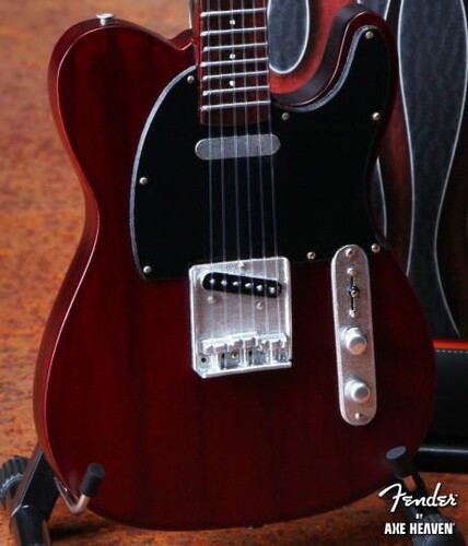 Axe Heaven Fender Telecaster Rosewood Finish Mini Guitar