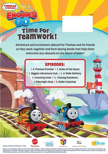 Thomas And Friends All Engines Go Dvd