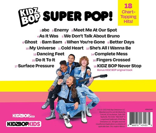 Kidz Bop Kids Kidz Bop Super Pop on DeepDiscount