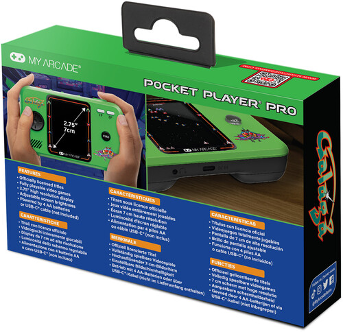 My Arcade - Galaga/Galaxian Pocket Player Pro Handheld Portable
