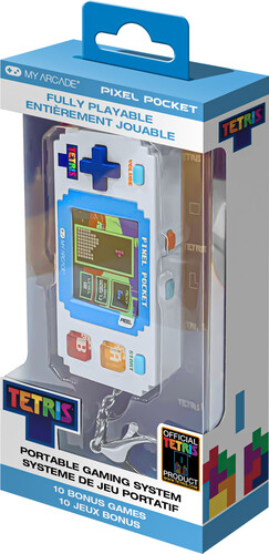 My Arcade - DGUNL-7083 Pixel Pocket Tetris Mini Portable Gaming System