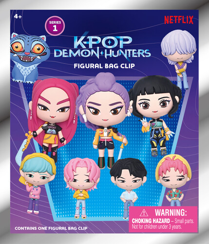 KPop Demon Hunters - Series 1 - 3D Foam Bag Clip Blind Bag - 24pc