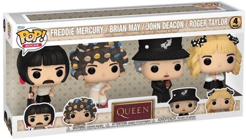 Funko POP! Rocks: Queen - I Want to Break Free 4-Pack