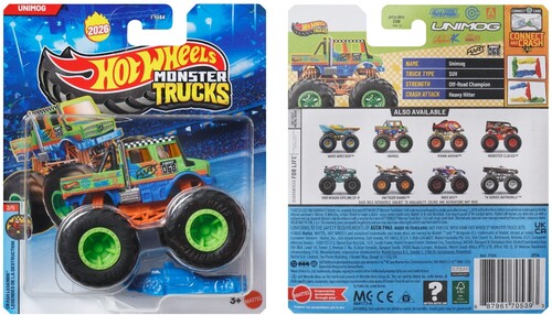 Hot Wheels Monster Trucks 1:64 8-Piece A Assortment