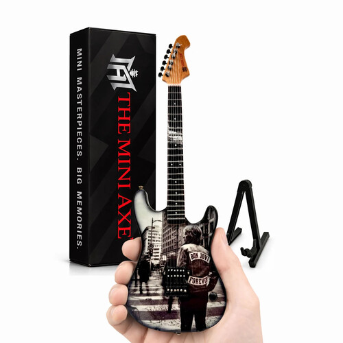 The Mini Axe - Bon Jovi - Forever - Mini Guitar Replica Collectible