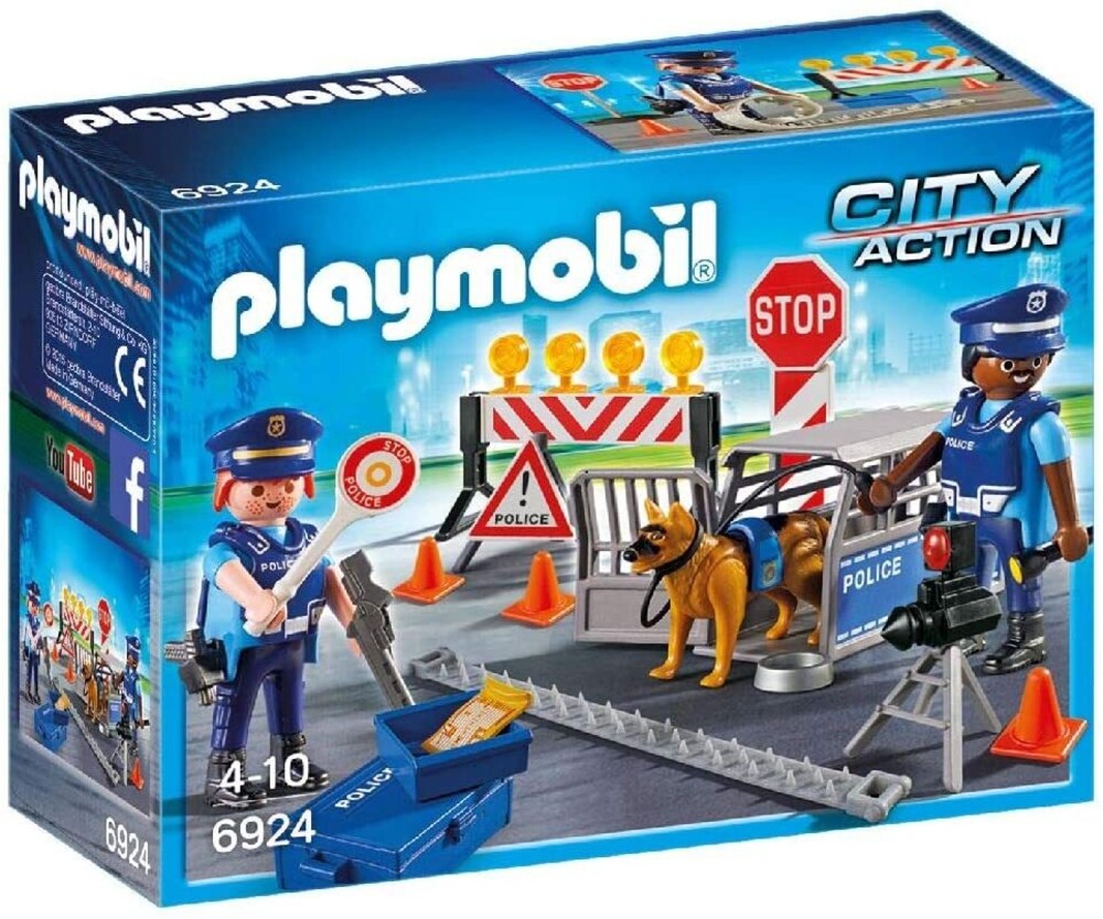 Playmobil - City Action Police Roadblock (Fig)