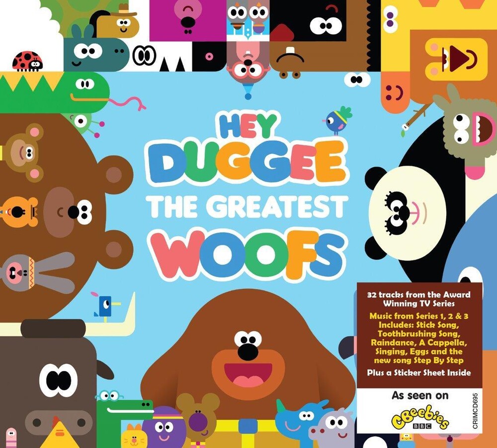 Hey Duggee - Greatest Woofs [Gatefold Digipak Includes Sticker Pack]