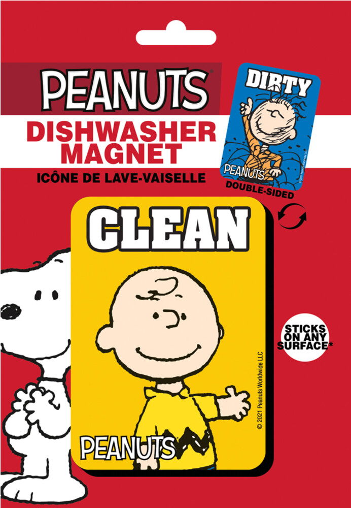 Peanuts Charlie Brown & Pig Pen Dishwasher Magnet - Peanuts Charlie Brown & Pig Pen Dishwasher Magnet