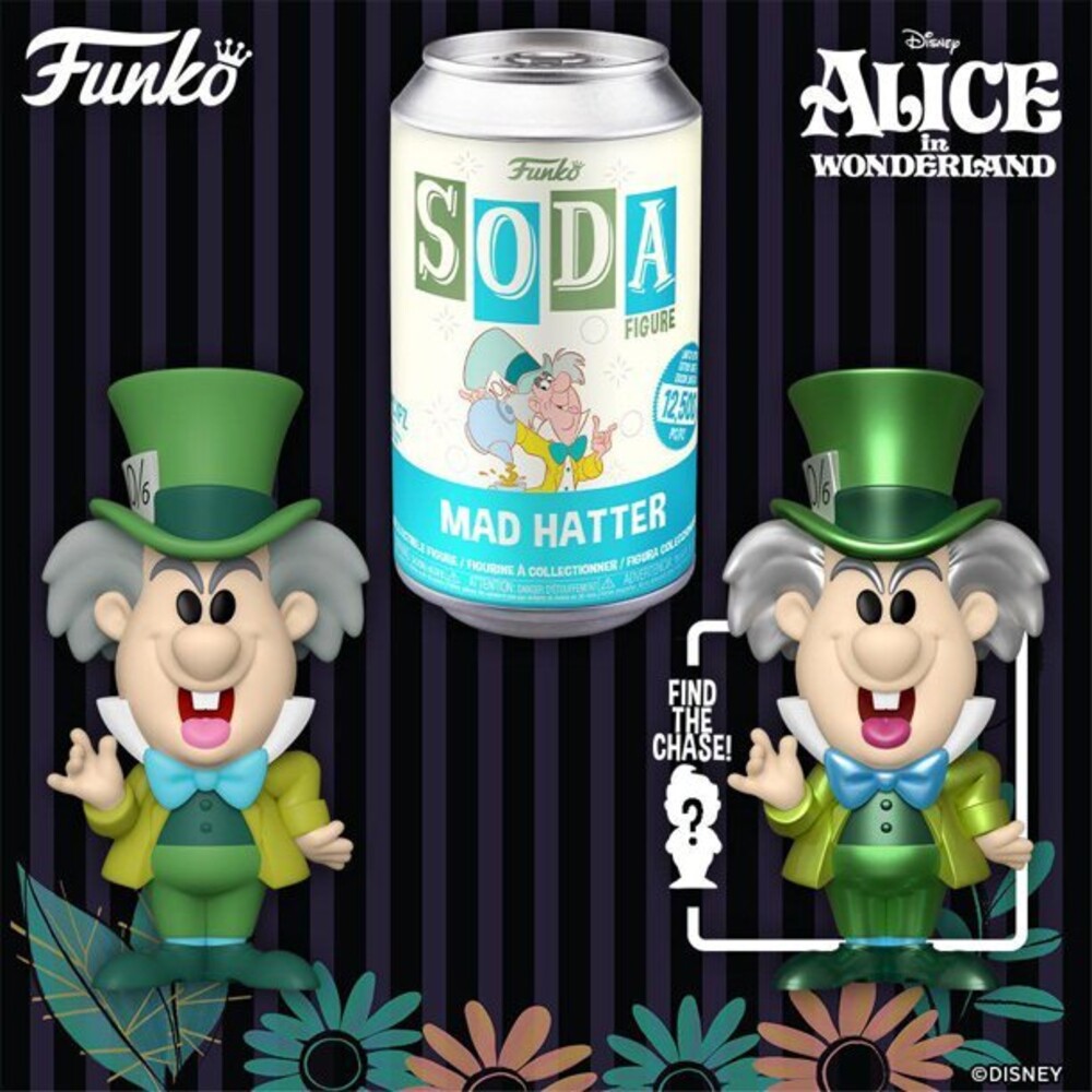 Funko Vinyl Soda: - Alice In Wonderland -Mad Hatter (Styles May Vary)*