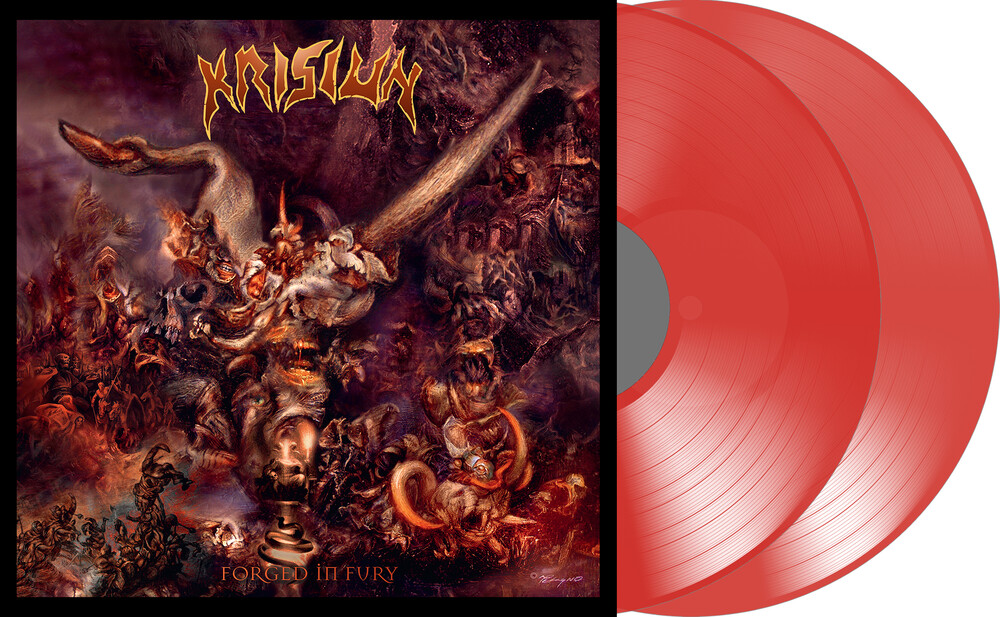 Krisiun - Forged In Fury - Red [Clear Vinyl] [Limited Edition] (Red)