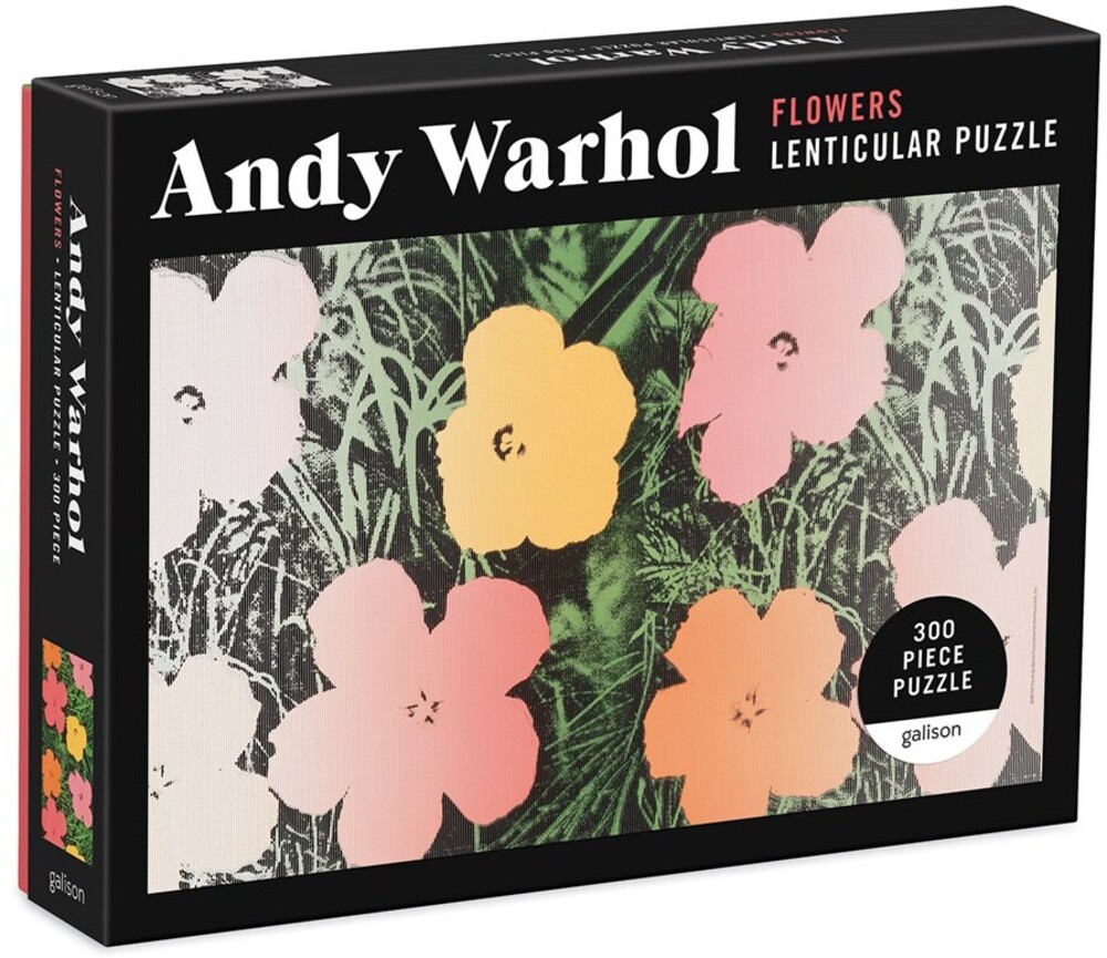  - Andy Warhol Flowers 300 Piece Lenticular Puzzle