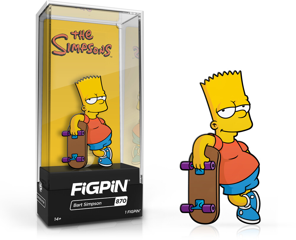 Figpin Simpsons Bart Simpson #870 - Figpin Simpsons Bart Simpson #870 (Clcb) (Pin)
