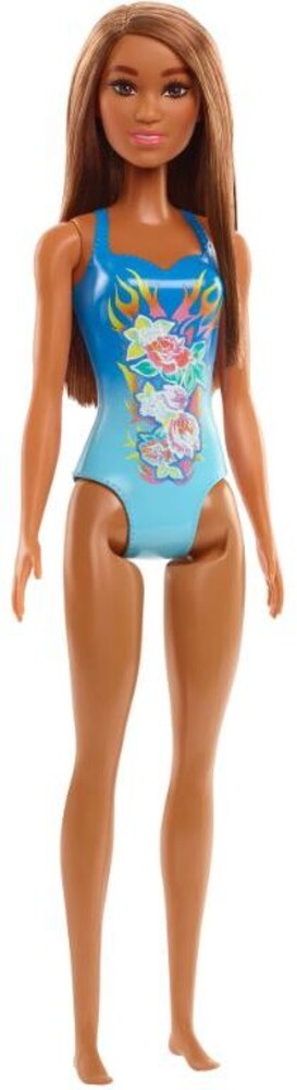 Barbie - Barbie Beach Doll Bough Behind Roses Brunette