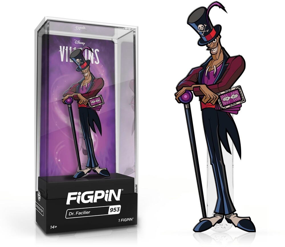 Figpin Disney Villains Dr. Facilier #953 - FiGPiN Disney Villains Dr. Facilier #953