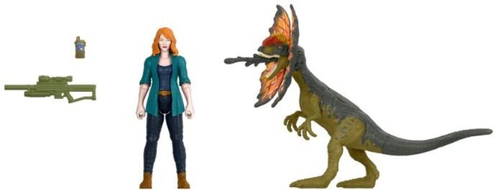 Jurassic World - Mattel - Jurassic World Claire & Dilophosaurus