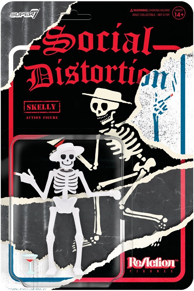 Social Distortion Reaction Figure - Skelly - Social Distortion Reaction Figure - Skelly