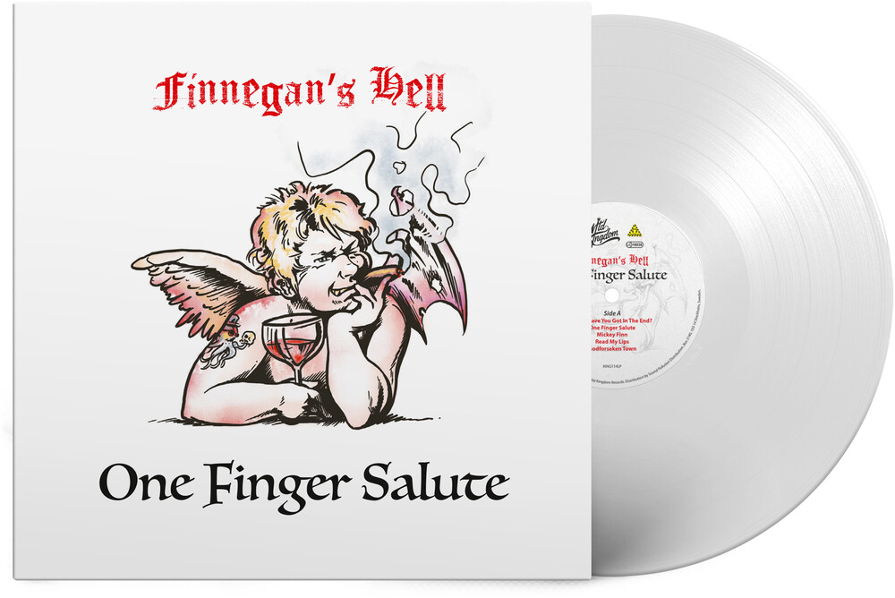 Finnegans Hell - One Finger Salute - White
