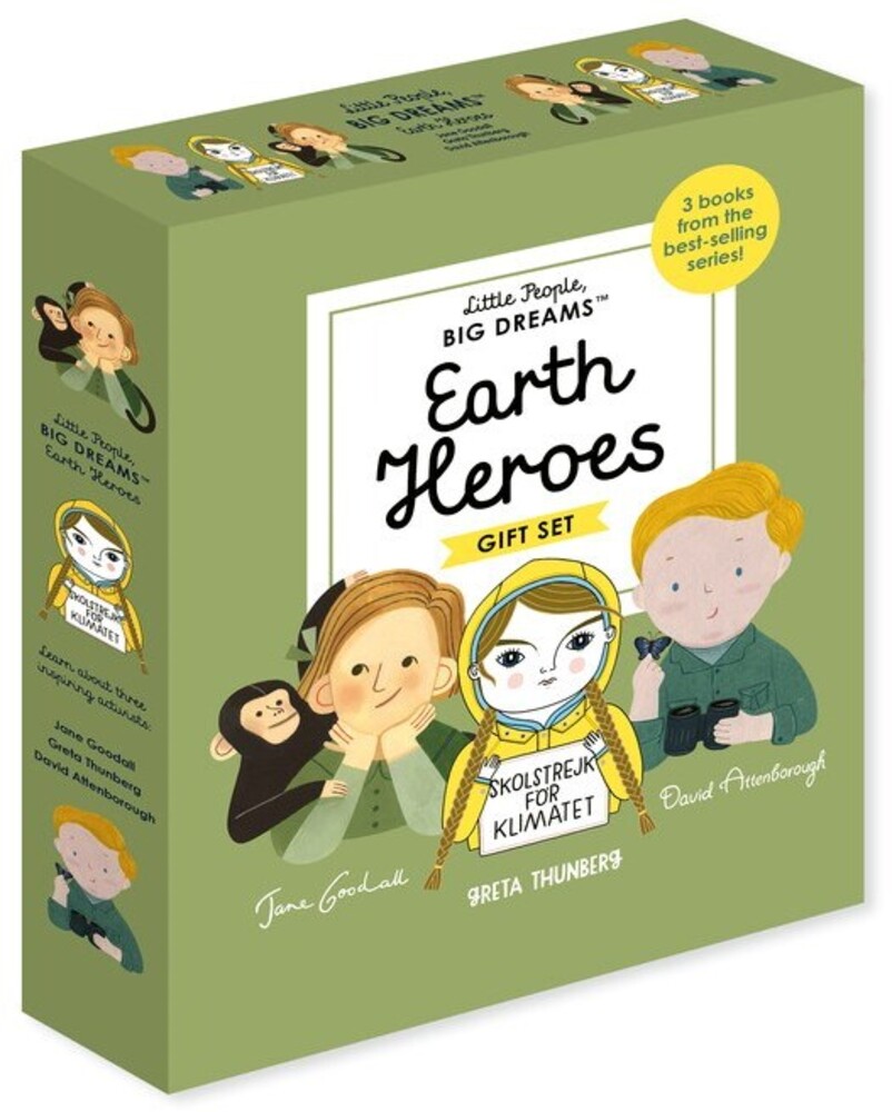 Vegara, Maria Isabel Sanchez - Little People, BIG DREAMS: Earth Heroes: Jane Goodall, Greta Thunbergand David Attenborough