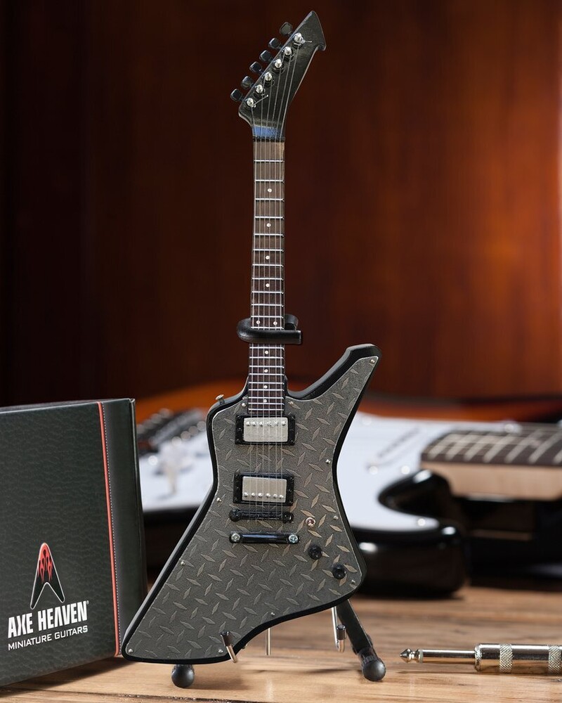 James Hetfield Metallica Diamond Plate Mini Guitar - James Hetfield Metallica Diamond Plate Mini Guitar