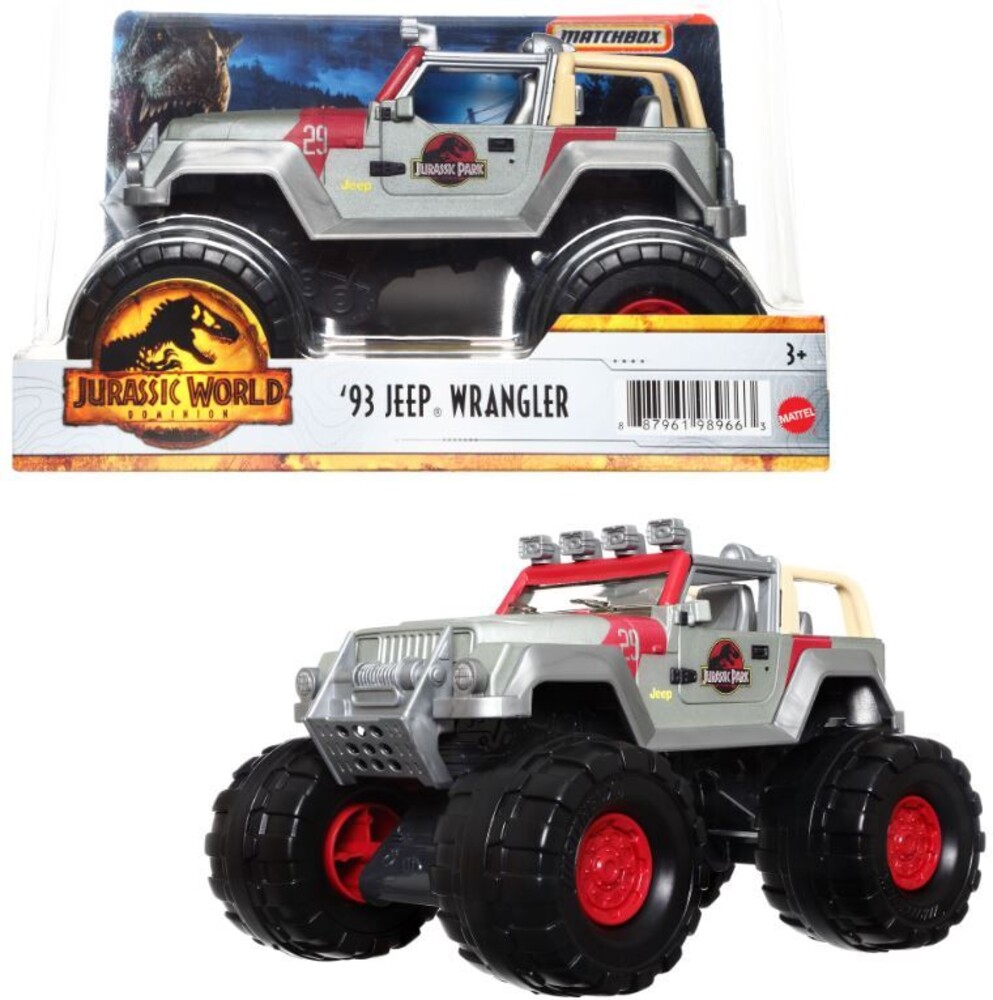 Matchbox Jurassic World - Matchbox Jurassic World 1:24 Jeep Wrangler (Tcar)