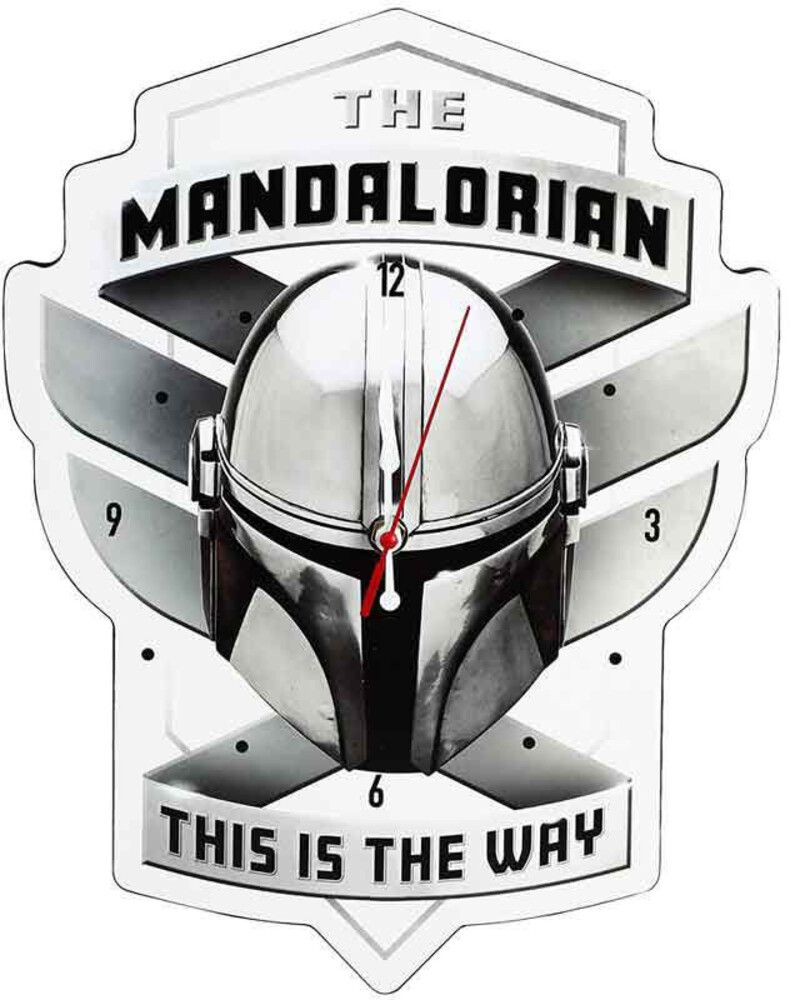 Star Wars Mandalorian This Is the Way Wall Clock - Star Wars Mandalorian This Is The Way Wall Clock