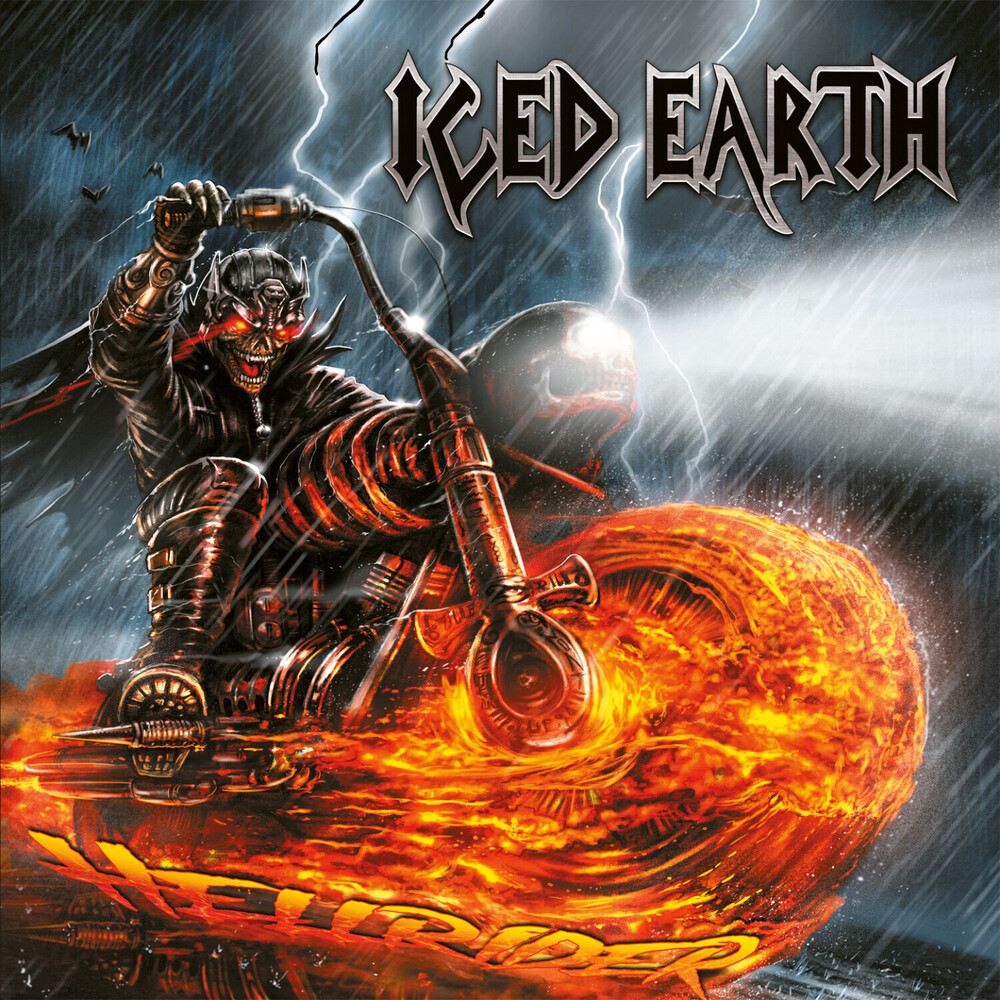 Iced Earth - Hellrider - Orange/Yellow/Silver Splatter [Colored Vinyl]
