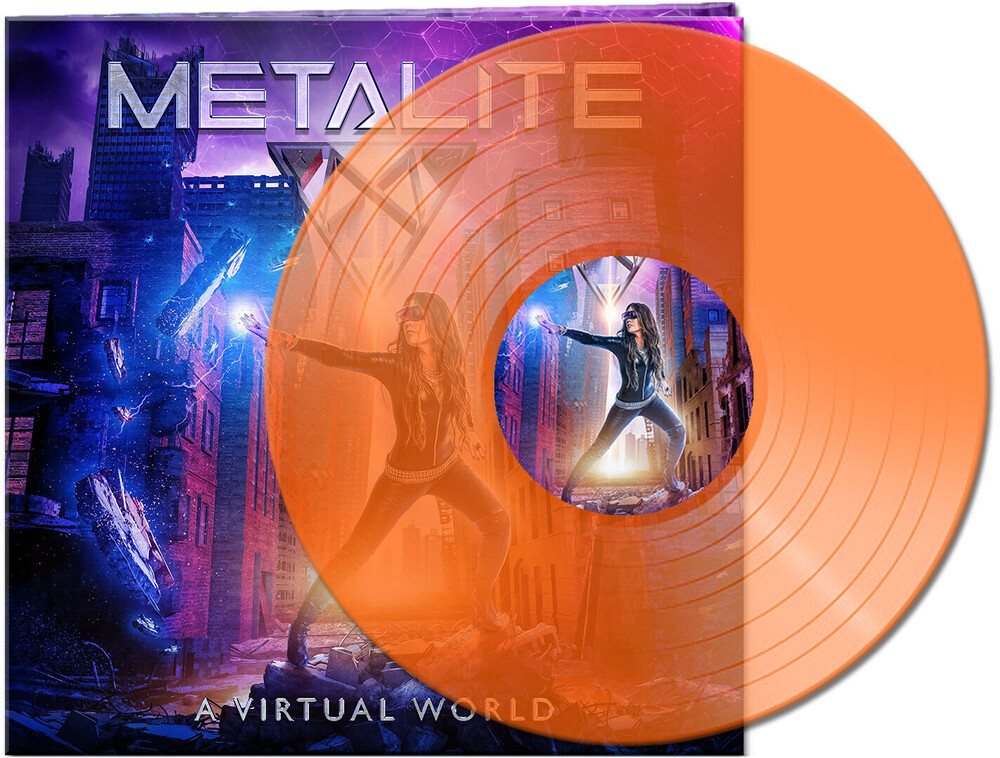 Metalite - Virtual World - Clear Orange [Colored Vinyl] [Clear Vinyl] (Gate)