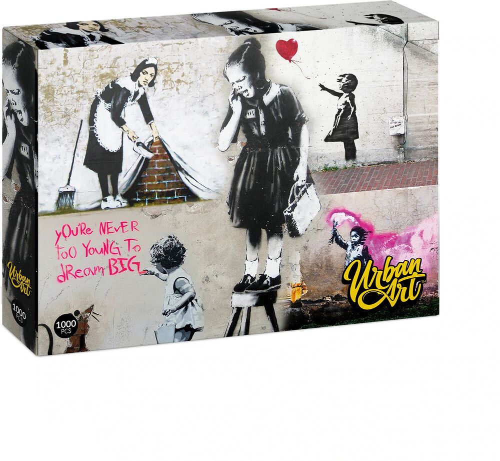 Banksy: Girl on a Stool (1000 Piece Jigsaw Puzzle) - Banksy: Girl On A Stool (1000 Piece Jigsaw Puzzle)