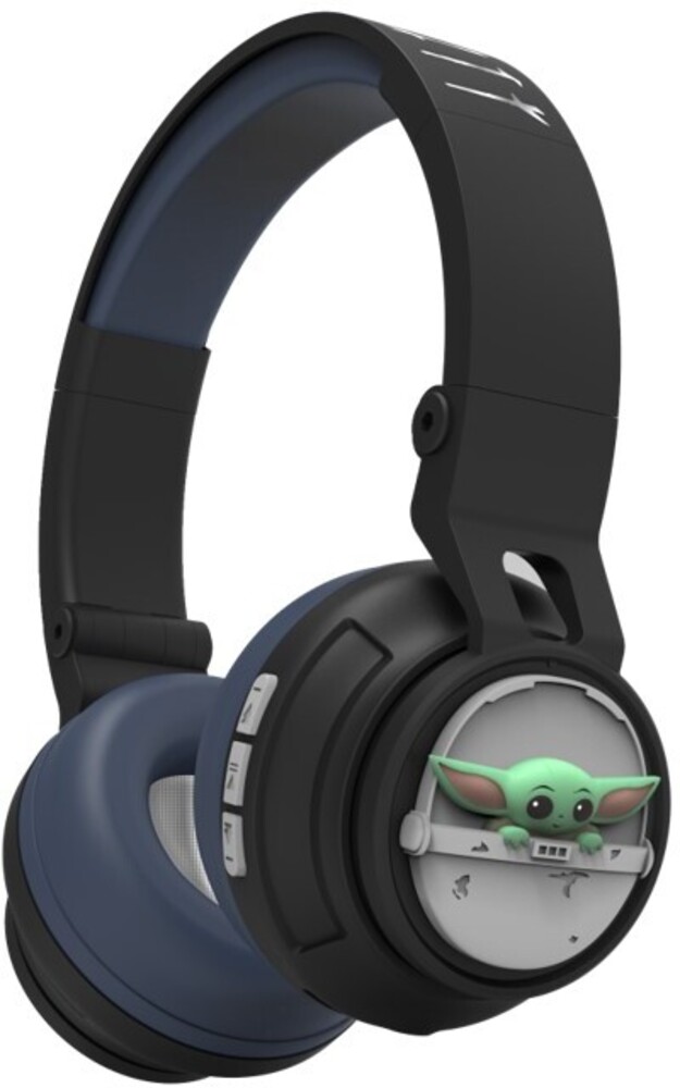 Star Wars Mdb50Fxv0 Mandalorian Bt Hdphns Navy - Star Wars MD-B50.FXv0 Mandalorian The Child Bluetooth Headphones - Mic (Navy)