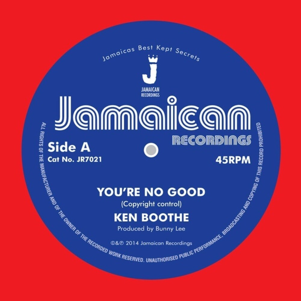 Ken Boothe - You're No Good / Out Of Order Dub (Ep)