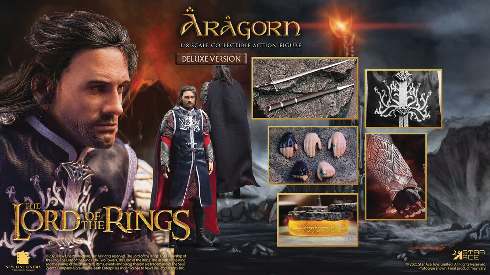 Star Ace Toys - Star Ace Toys - Lord Of The Rings Aragorn 2.0 1/8 Coll Action FigureDeluxe Version (Net)