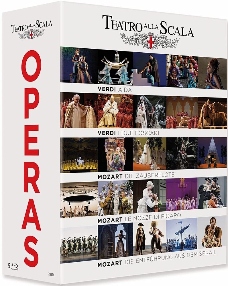 Verdi / Hermanis / Alvarez - Teatro Alla Scala Opera Box (5pc)