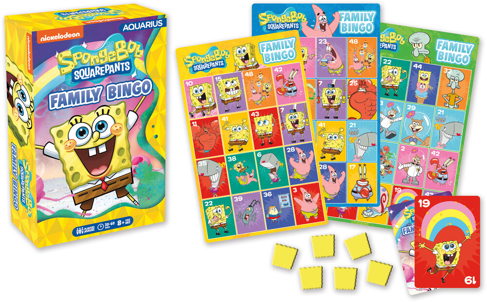Spongebob Family Bingo Game - Spongebob Squarepants Family Bingo Game (Crdg)
