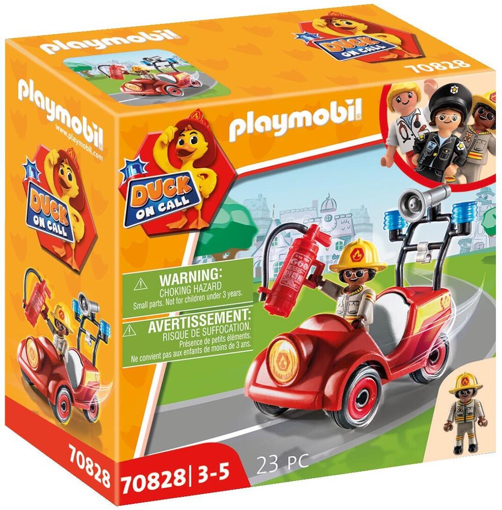 Playmobil - Duck On Call Fire Rescue Mini-Car (Fig)