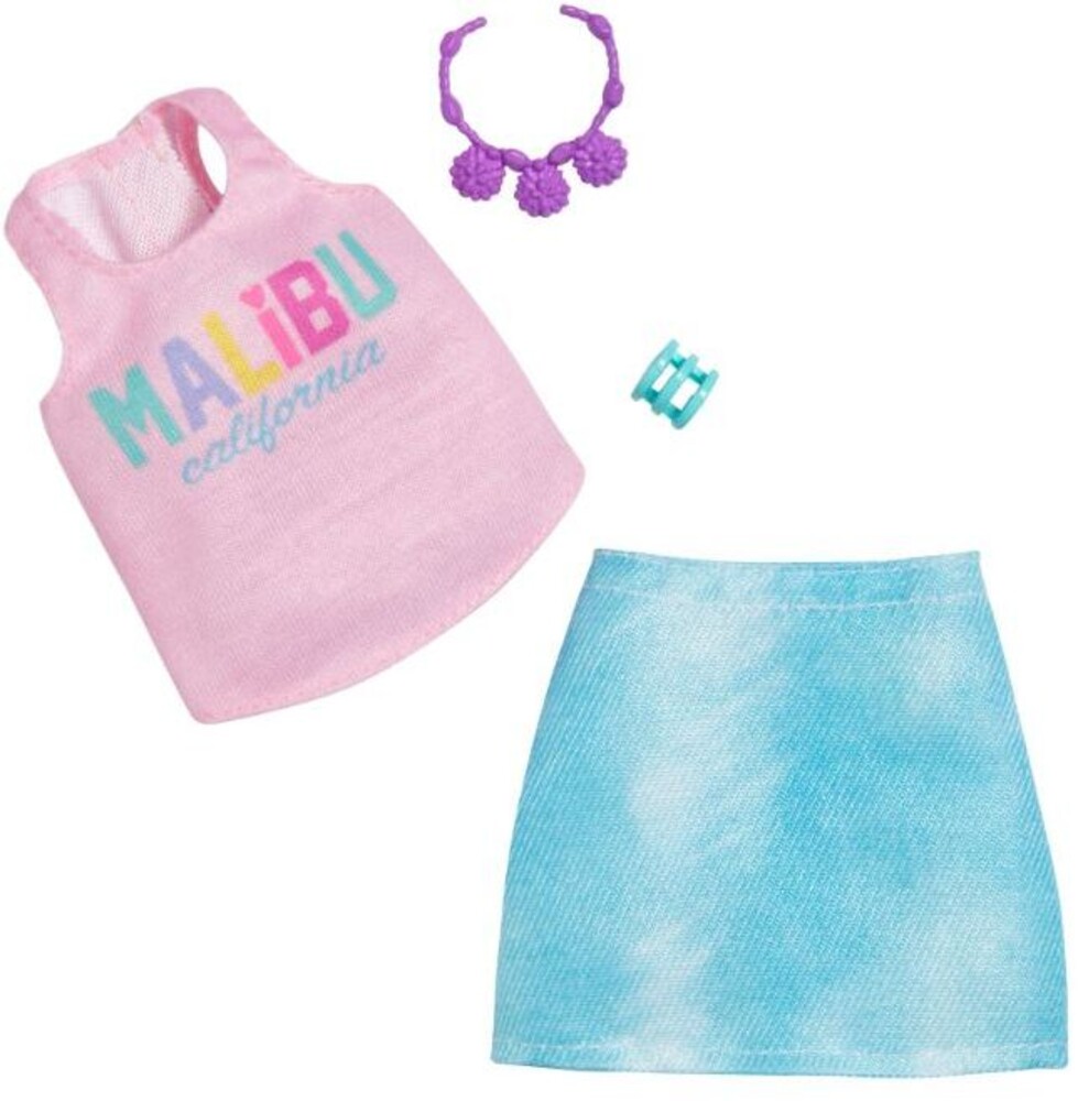 Barbie - Barbie Complete Look Malibu Top And Skirt (Papd)