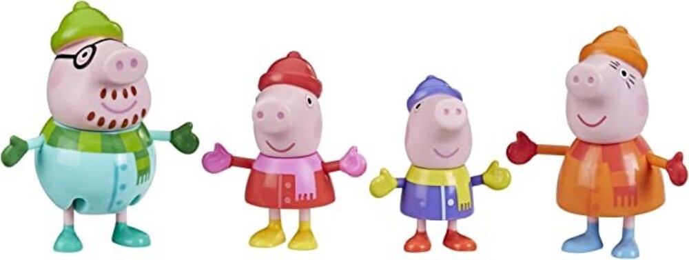 Pep Peppas Family Wintertime - Hasbro Collectibles - Pappa Pig Peppa'S Family Wintertime