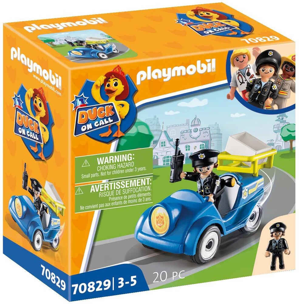 Playmobil - Duck On Call Police Mini-Car (Fig)