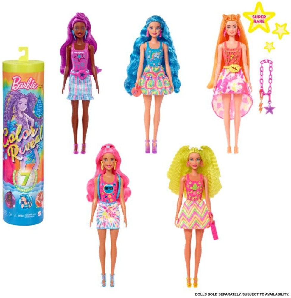 Barbie - Barbie Color Reveal Neon Tie Dye Series