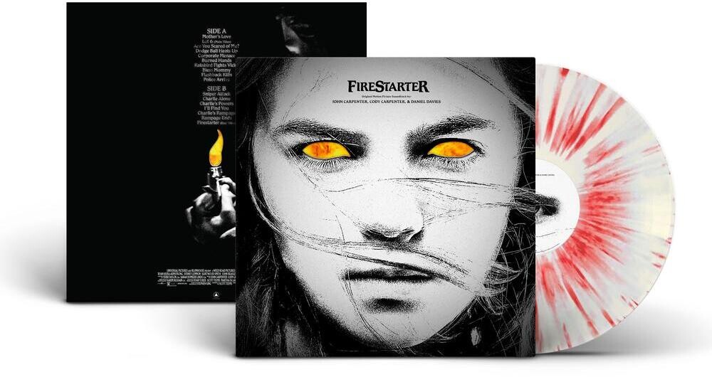 John Carpenter - Firestarter (Original Soundtrack) - Australian Exclusive White on Red Splatter Colored Vinyl