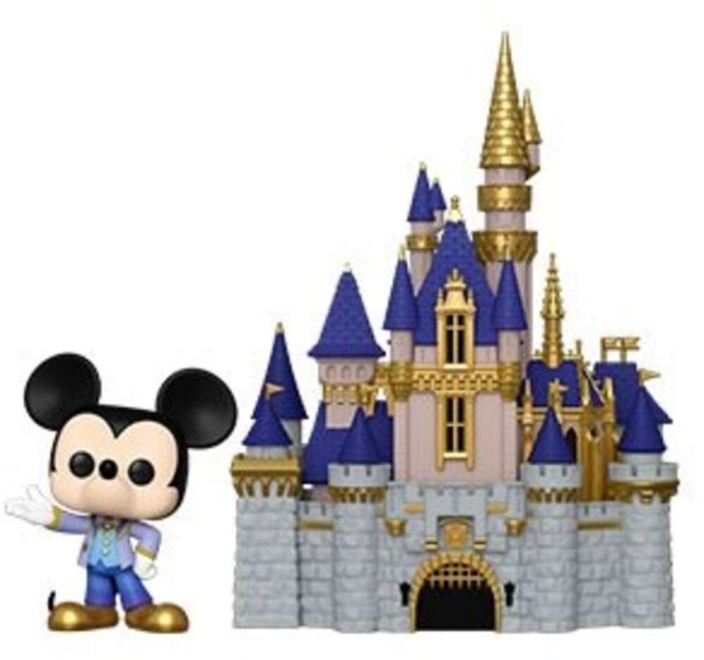 Funko Pop! Town: - FUNKO POP! TOWN: Walt Disney World 50TH - Castle & Mickey