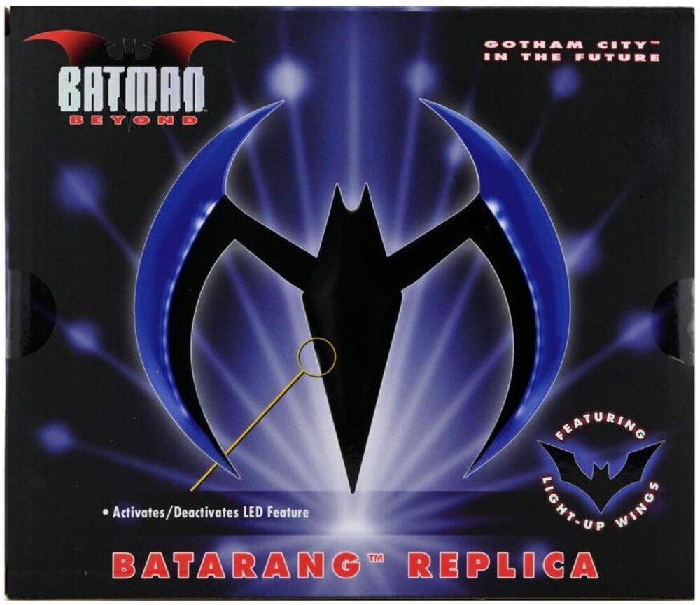  - Batman Beyond Blue Batarang W/ Lights Prop Replica