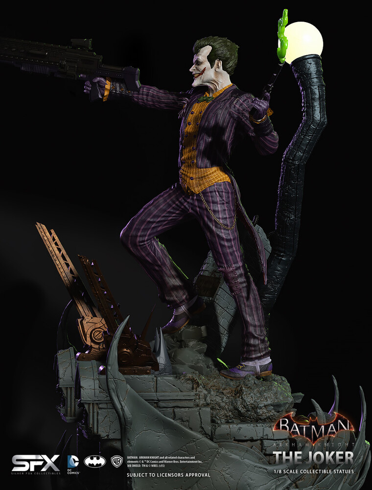 Silver Fox Collectibles - Dc The Joker - Arkham Knight 1/8 Scale Statue