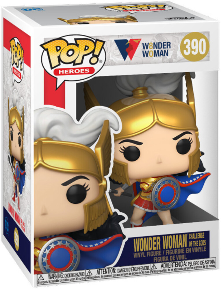 Funko Pop! Heroes: - FUNKO POP! HEROES: Wonder Woman 80th - Wonder Woman (Challenge Of The Gods)