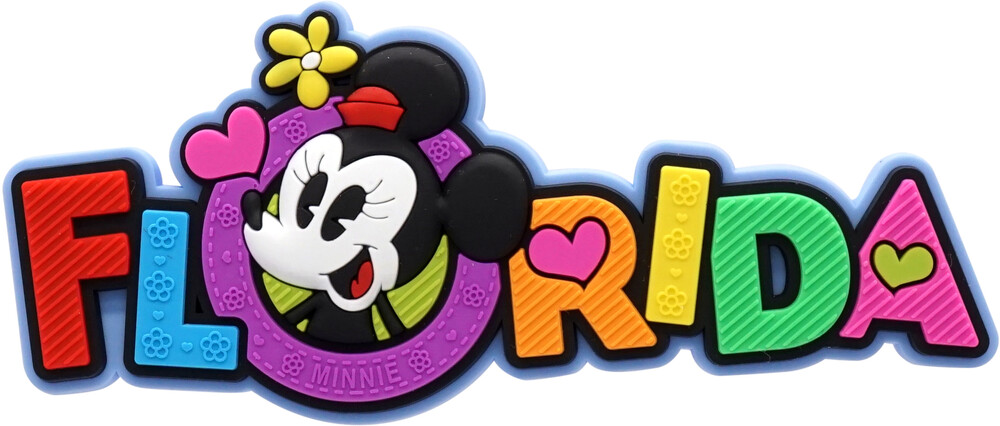 Disney Minnie Florida Soft Touch Pvc Magnet - Disney Minnie Florida Soft Touch Pvc Magnet (Mag)