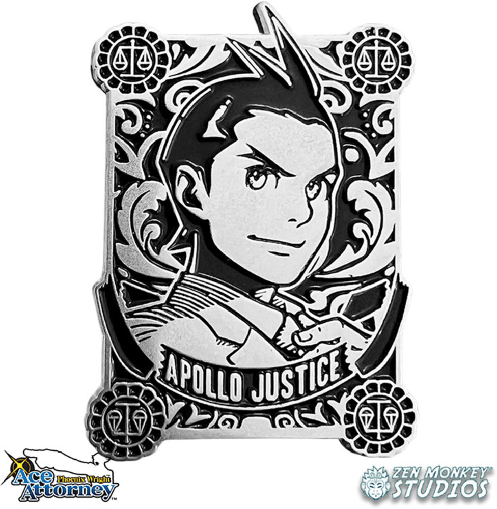 Zen Monkey Studios - Ace Attorney Silver Badge Series Apollo Justice Pi
