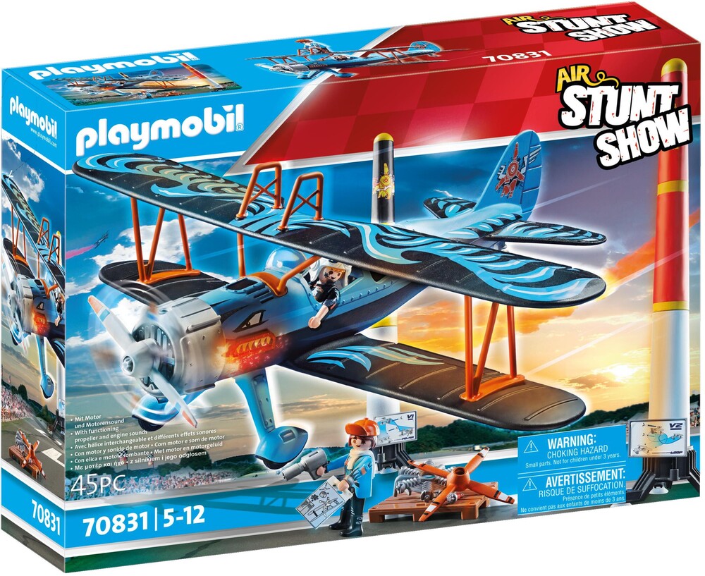 Playmobil - Air Stunt Show Phoenix Biplane (Fig)
