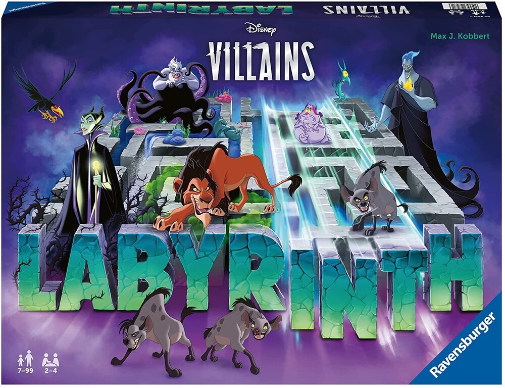 Ravensburger - Disney Villians Labyrinth Board Game (Net) (Ttop)